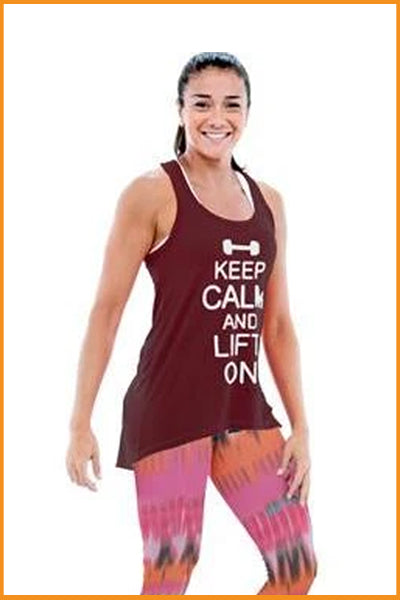 Keep Calm Fitness Tank