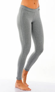 Contrasting Color Seam Leggings *Charcoal