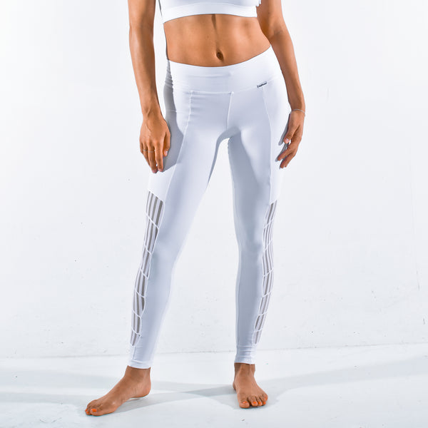 MESH PANEL YOGA LEGGINGS