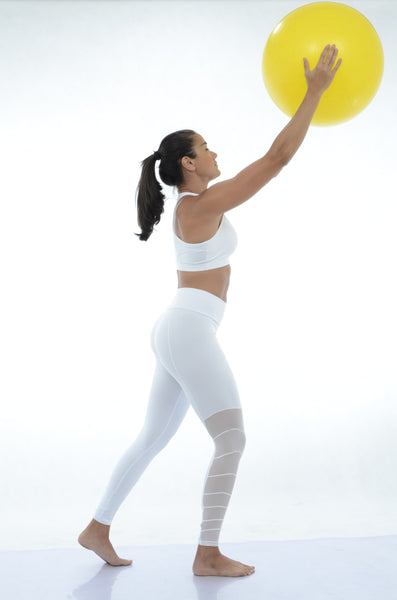 MESH PANEL YOGA LEGGINGS