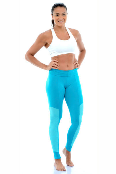 MESH PANEL YOGA LEGGINGS